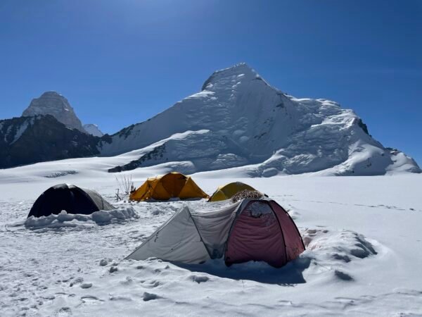 Nun mountain during expedition in Ladakh