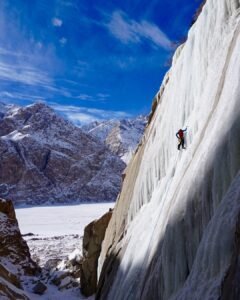 Ice climbing Ladakh